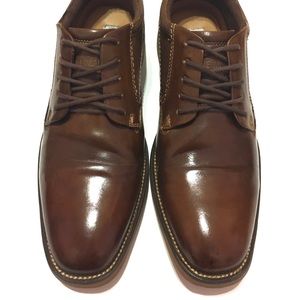 Steve Madden Brown Leather Dress Shoes Mens Size 8